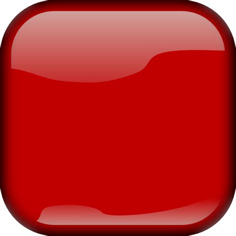 Red Square Button Clip Art At Clker Vector Clip Art Online