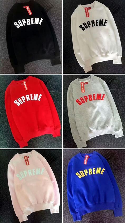 Goals Shop: Sudaderas Supreme logo bordado