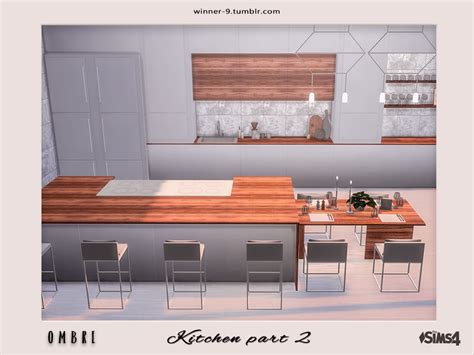 The Sims Resource Ombre Kitchen Part