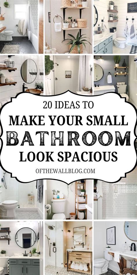 20 Bathroom Ideas For How To Make A Small Bathroom Look Bigger In 2024