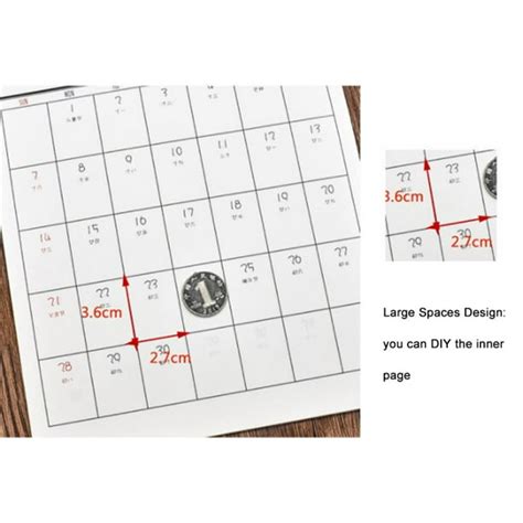 2019 2020 Home Planner Wall Calendar Free Standing Desktop Calendar For