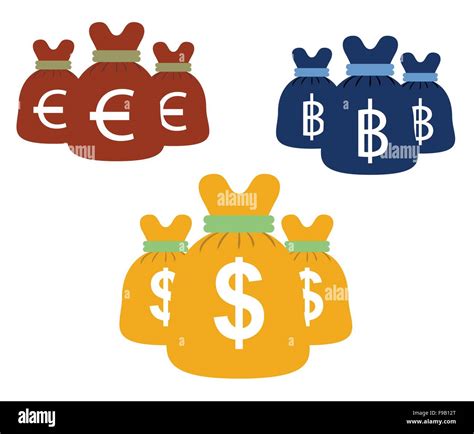 Money Bags Set Vector Design Stock Vector Image And Art Alamy