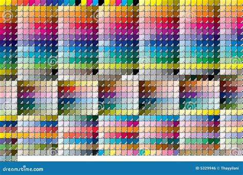 Pantone Solid Coated Royalty Free Stock Image - Image: 5329946