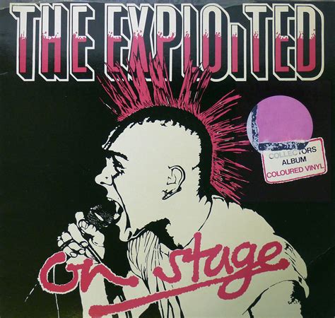 The Exploited Unleashed Fury On Stage Red Vinyl Limited Edition A