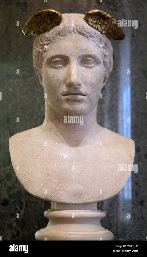 Head Of Hermes Early 2nd Century Artist Unknown Stock Photo Alamy