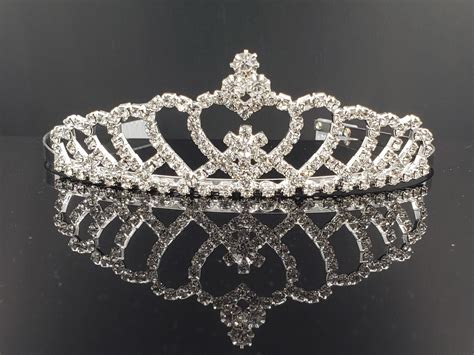 Sweetheart Heart Shaped Tiara Crown