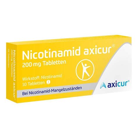 Nicotinamid Axicur 200 Mg Tabletten 10 St Bei APONEO Kaufen