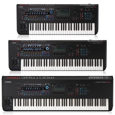 Yamaha Montage M Synthesizer Offers Note Polyphony New Virtual