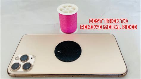 Best Trick To Remove The Magnetic Metal Plate Off Your Phone Youtube