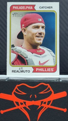 J T Realmuto 2023 Topps Heritage 117 Philadelphia Phillies EBay