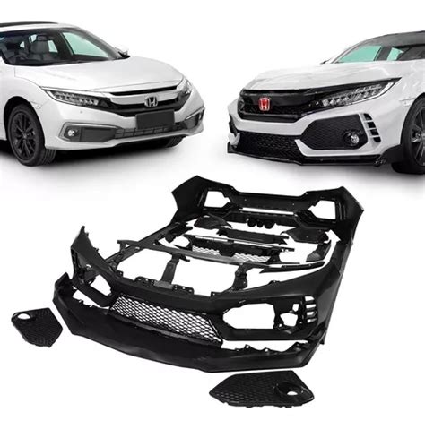 Body Kit Transformação Civic 2016 17 18 19 20 21 Para Type R