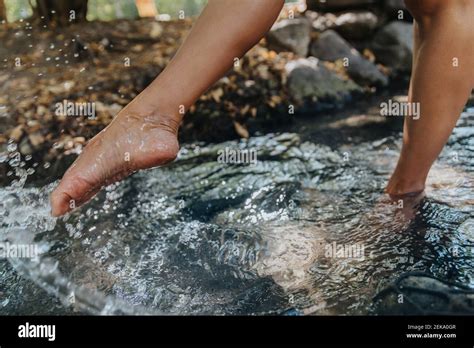 Mature Woman Barefoot Outdoors Hi Res Stock Photography And Images Alamy