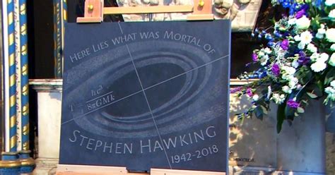 Stephen Hawking Laid To Rest In Westminster Abbey Memorial Service