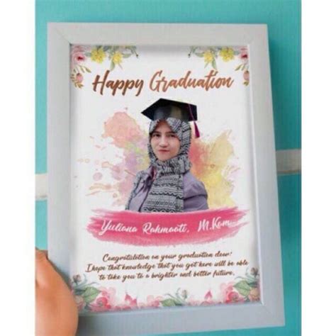 Jual Desain Edit Foto Cetak Foto Kado Wisuda Ulang Tahun Pernikahan