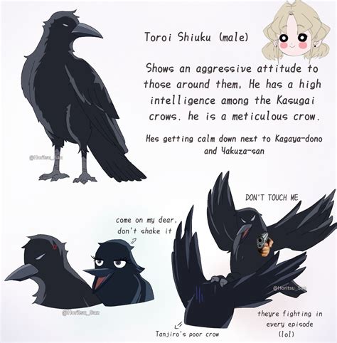 Toroi Shiuku| (Yakuza's Kasugai crow) in 2024 | Kasugai, Anime oc, Crow