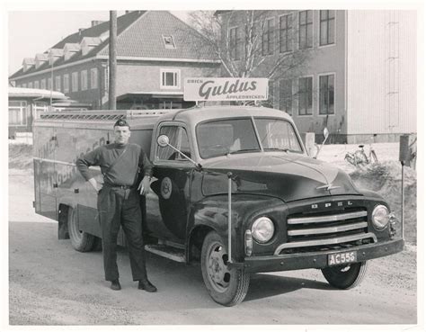 Opel Blitz Delivery Truck Press Photo Sweden 1960s Auto S En