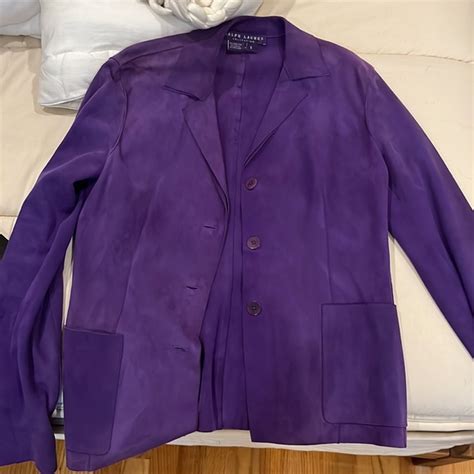 Ralph Lauren Jackets And Coats Vintage Ralph Lauren Violet Suede