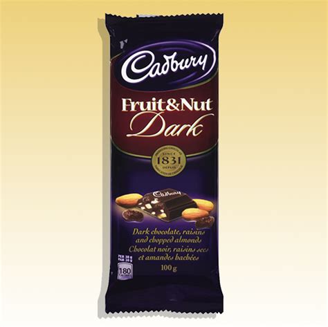 Cadbury Fruit and Nut DARK – canadiansweets.com