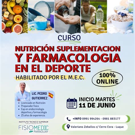 Nutrición Suplementación y Farmacología en el Deporte Pedro