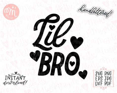 Lil Bro Svg Big Brother Svg Little Brother Svgbig Bro Svg Etsy