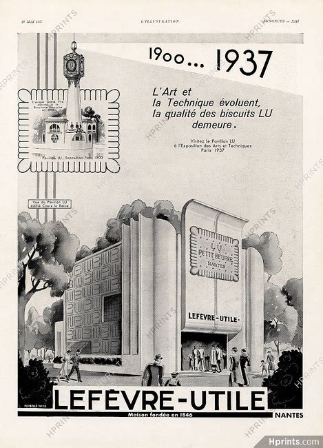 LU Lefèvre Utile 1937 Pavillon Exposition des Arts et