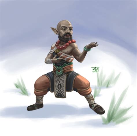 Artstation Master Bilwig Gnome Monk