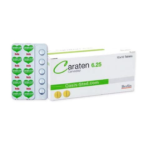 CARATEN 6 25 MG TABLETS 10S RDS Pharmacy