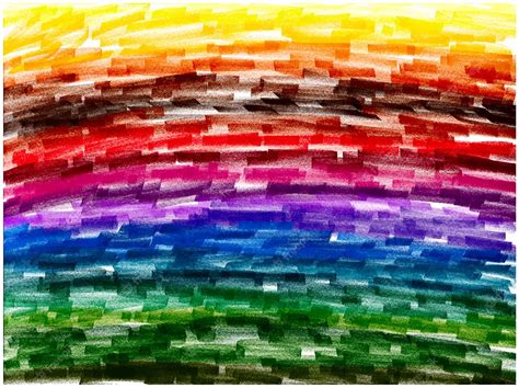 Pintura Abstracta Arco Iris Pintura Al óleo Estilo Acuarela Fondo Vector Premium