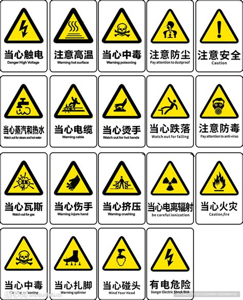 当心标识合集设计图广告设计广告设计设计图库昵图网