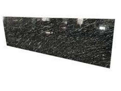 Mm Thick Rectangular Black Polished Granite Slabs For Flooring