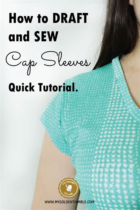 How To Draft A Cap Sleeve Pattern Quick And Easy Tutorial My Golden