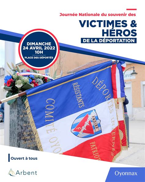 Journée Nationale du souvenir des victimes et héros de la déportation