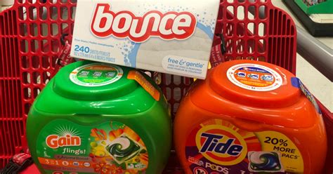 Off Tide Pods Gain Flings And Bounce Dryer Sheets After Target