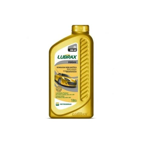 Oleo Motor W Valora Sintetico Gas Alc Gnv L Lubrax Petrobras