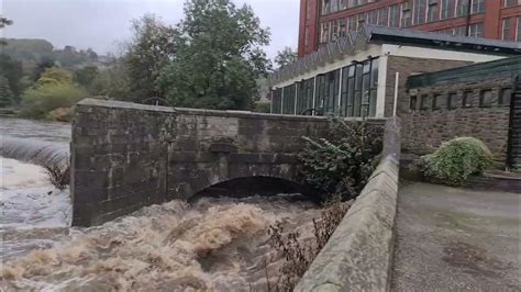 Part 1 Effects Of Storm Babet At Belper Weir October 2023 Youtube