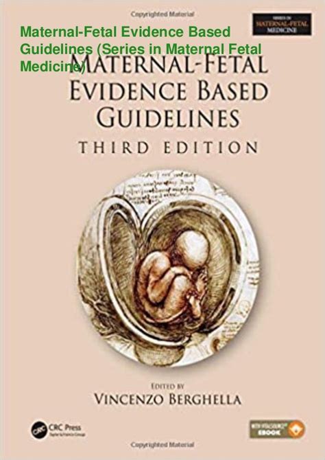 ⚡read Maternal Fetal Evidence Based Guidelines Series In Maternal