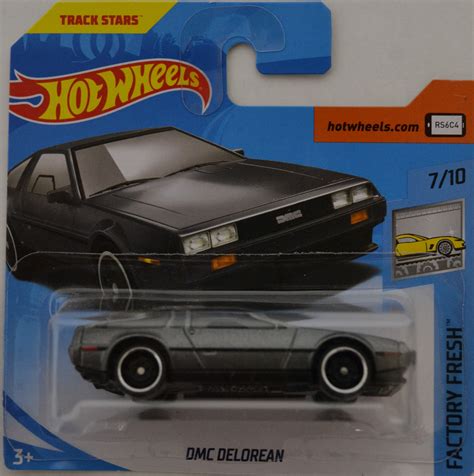 Gray Dmc Delorean Hot Wheels Hw Factory Fresh International Short Card Series Scale