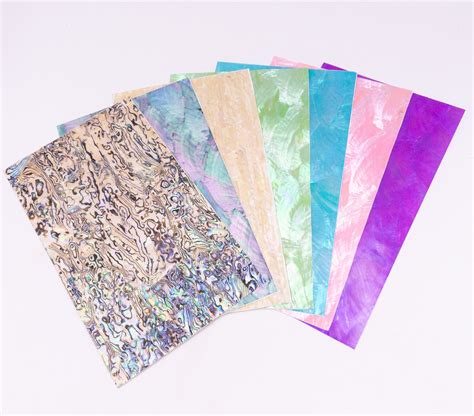 Purple Abalone Adhesive Veneer Sheet Mother Of Pearl Shell Etsy