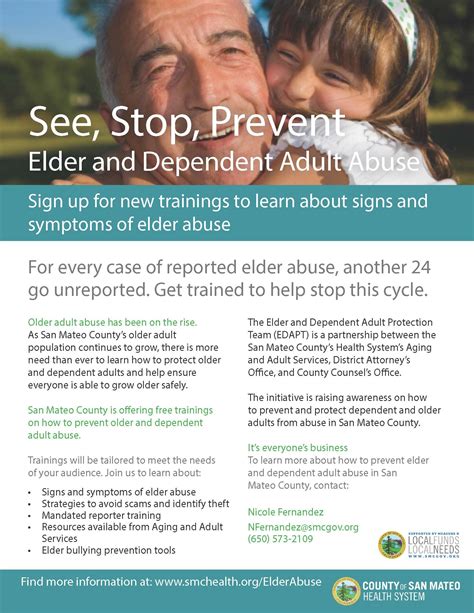 Free Elder And Dependent Adult Abuse Trainings Behavioral Health And Recovery Services Blog