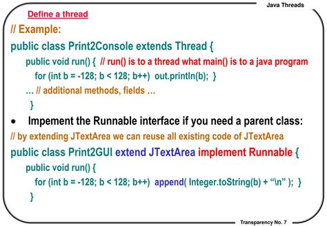 Ppt Lecture 7 Java Threads Powerpoint Presentation Free Download