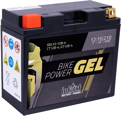 Amazon Fr Intact Batterie Motocycle Gel Batterie Offrant De