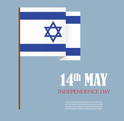 Israel Flag Independence Day Stock Vector | Royalty-Free | FreeImages