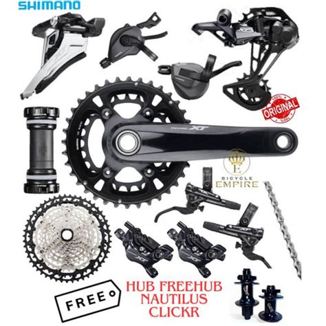 Jual Groupset Shimano Deore Xt M8100 2x12 Speed Bicycle Empire Kota