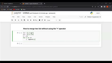 How To Combine Two List In Python Without Using The Operator YouTube