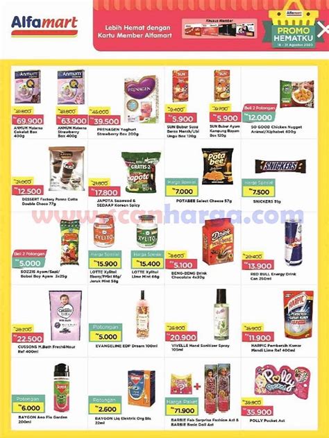 Katalog Alfamart Promo Terbaru Agustus Scanharga Harga