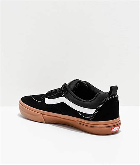 Vans Kyle Walker Pro Black White And Gum Skate Shoes Zumiez