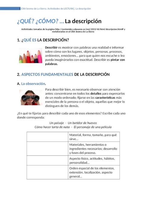 Docx Cra Sexma De La Sierra Actividades De Lectura La