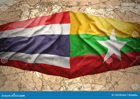 Thailand And Myanmar Stock Illustration Illustration Of Asia 102536464