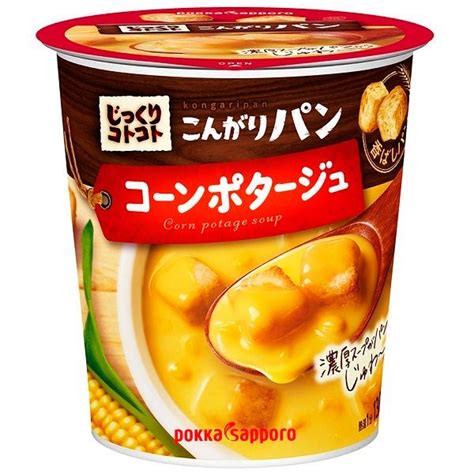 ポッカサッポロ じっくりコトコト こんがりパン コーンポタージュ カップスープ 314g ★ドライ食品・調味料・飲料・日用品★よりどり