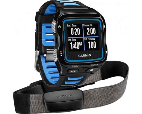 Garmin Forerunner Xt Hrm Run Bleue Noire Montres